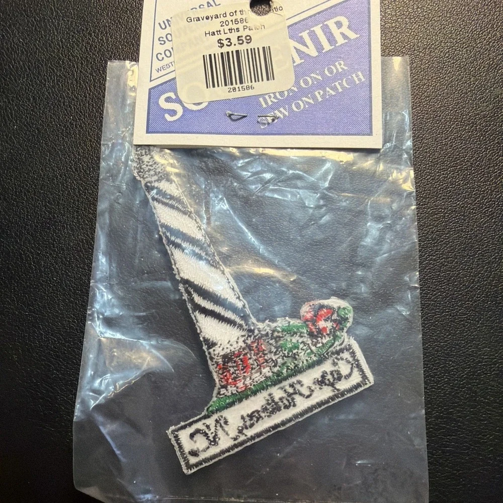 NIP Cape Halleras, NC Lighthouse Souvenir Embroidered Patch Badge